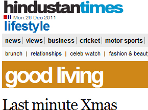 Hindustan Times, December 23rd, 2011